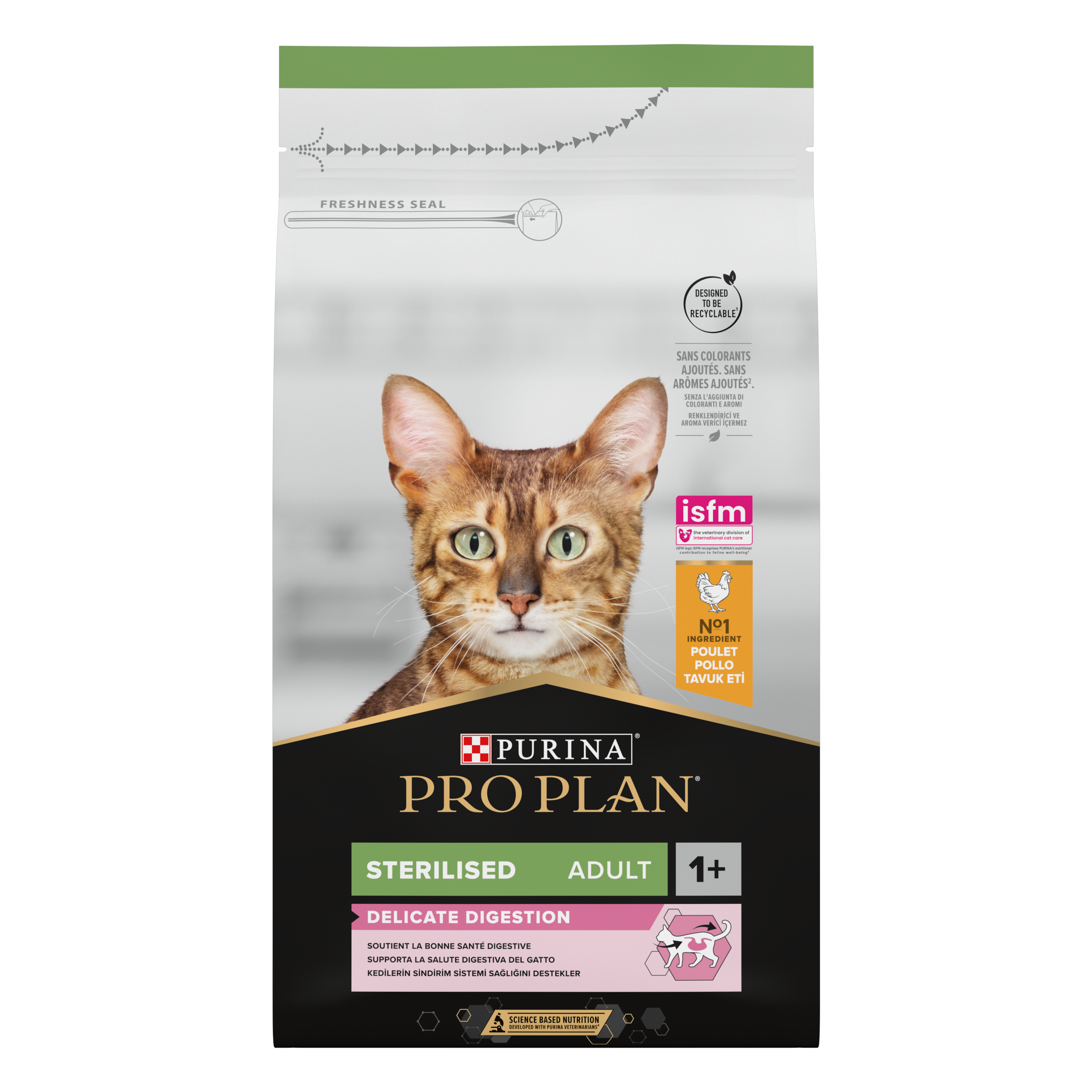 Purina Pro Plan - Croquettes chat Adulte Stérilisé Poulet 1,5 kg - PRO PLAN - Image 3