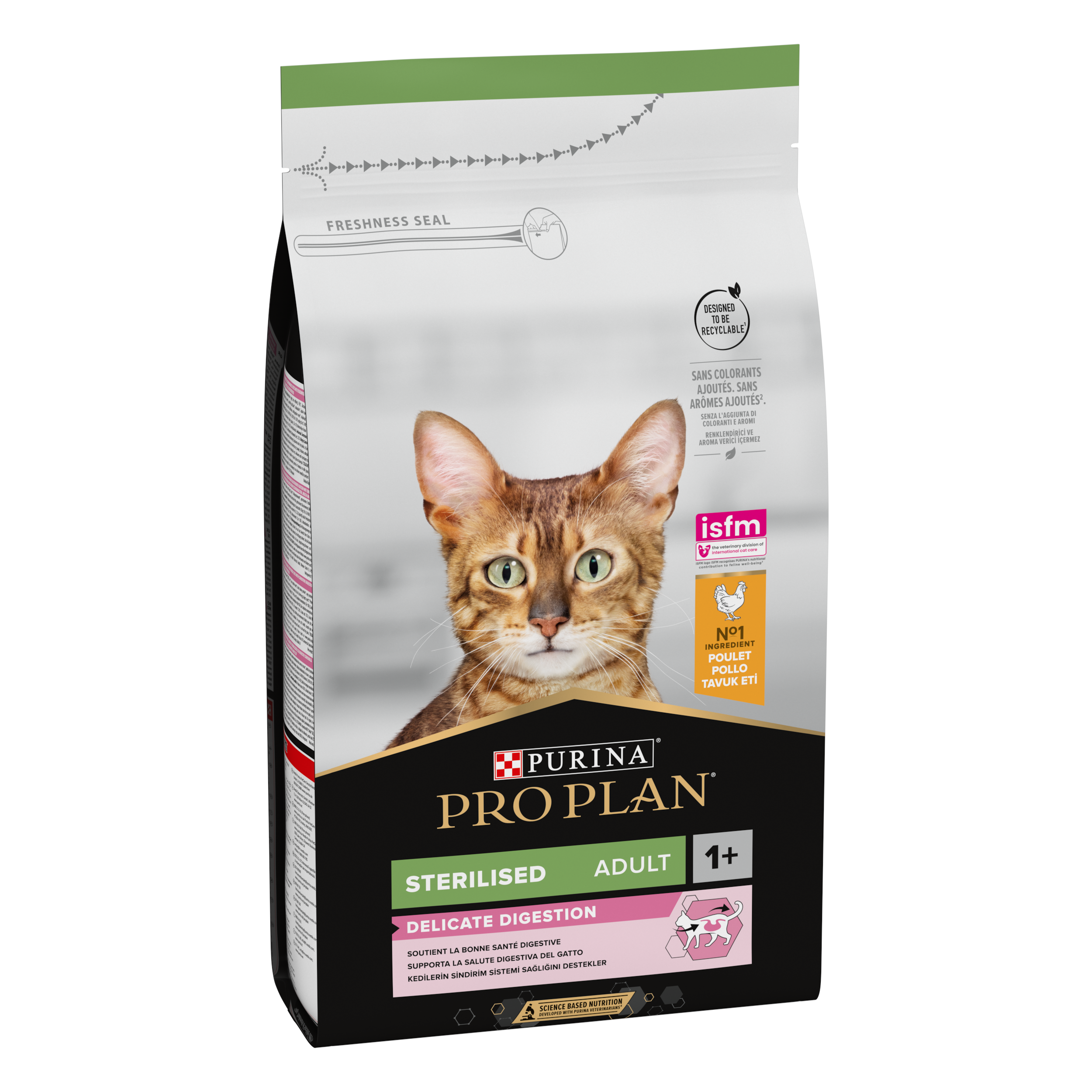 Purina Pro Plan - Croquettes chat Adulte Stérilisé Poulet 1,5 kg - PRO PLAN - Image 1