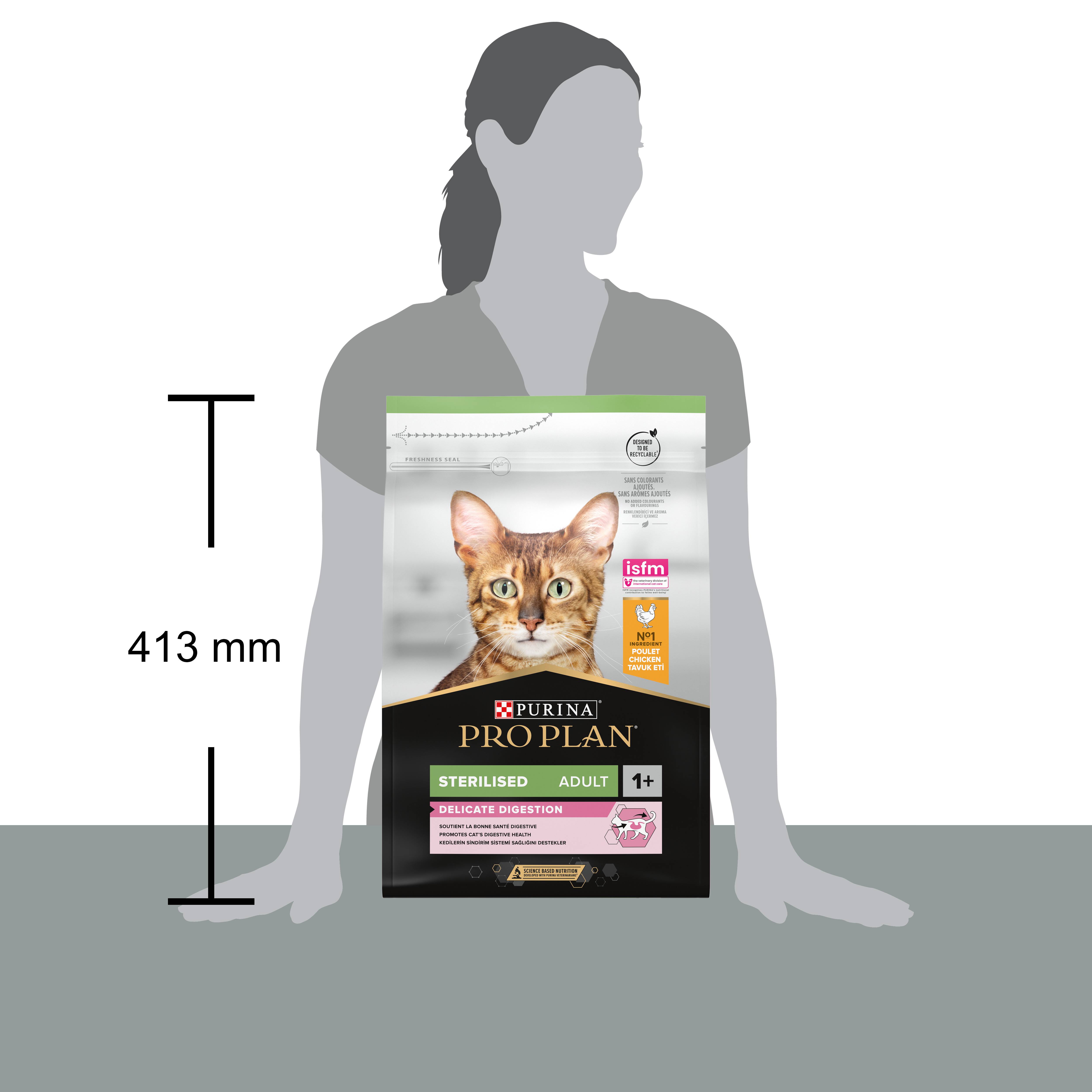 Purina Pro Plan - Croquettes chat Adulte Stérilisé Poulet 3 kg - PRO PLAN - Image 5