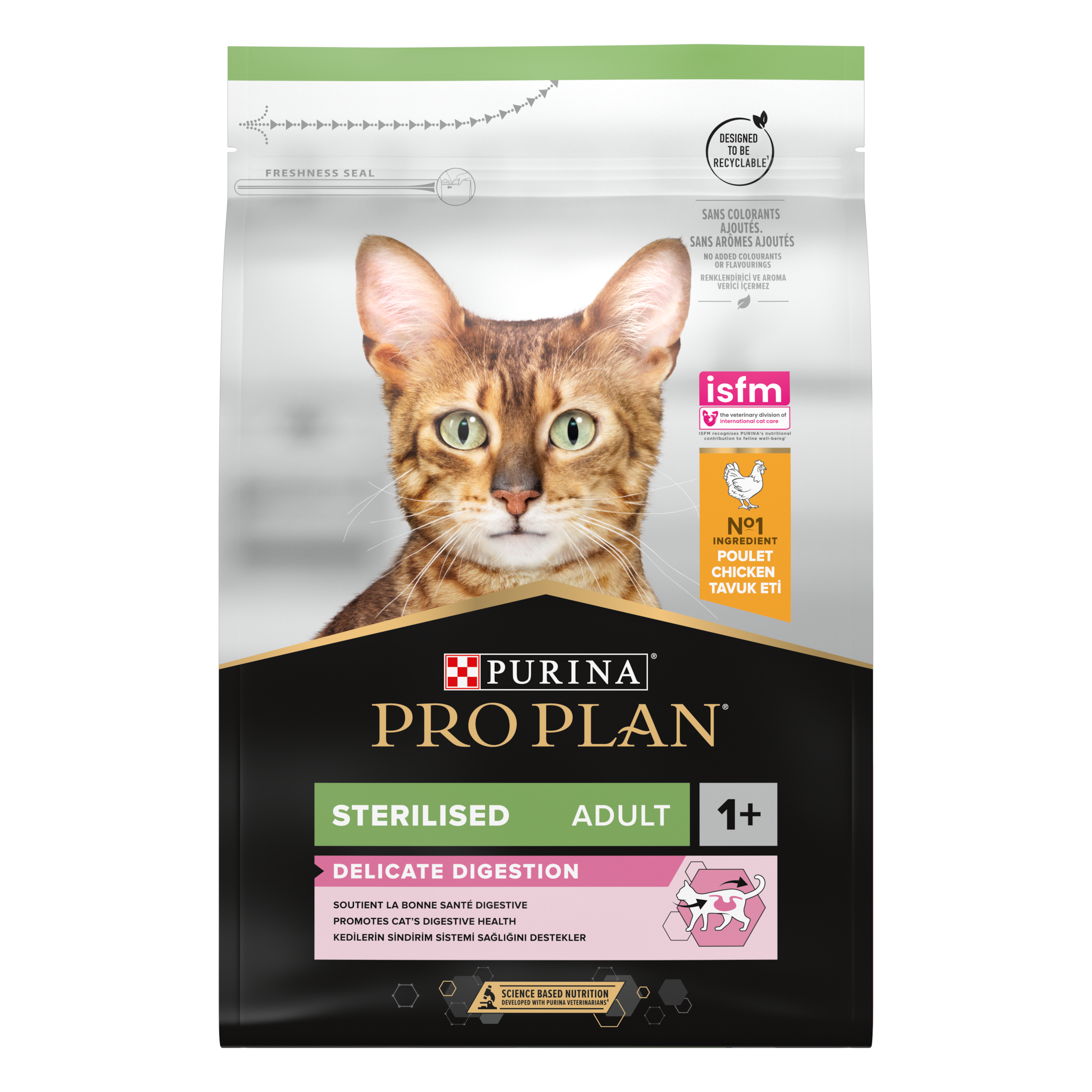 Purina Pro Plan - Croquettes chat Adulte Stérilisé Poulet 3 kg - PRO PLAN - Image 2