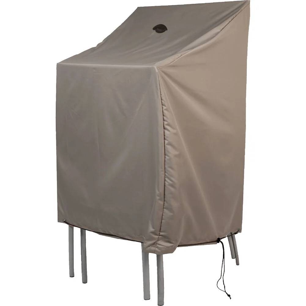 Housse de protection chaises polyester noir - COVUP