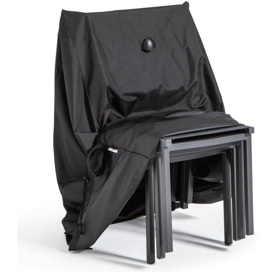 Housse de protection chaises polyester noir - COVUP - Image 2
