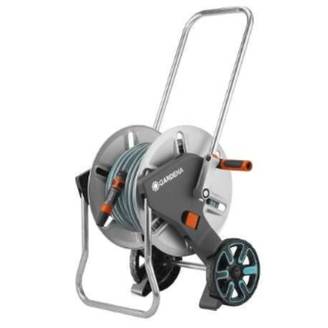 Gardena - Dévidoir sur roues metal avec tuyau L. 25 m - Gardena