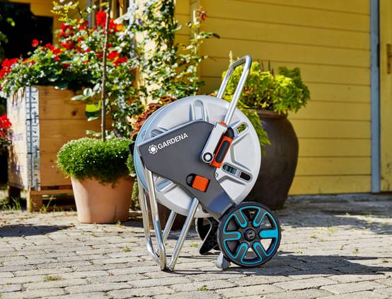 Gardena - Dévidoir sur roues metal avec tuyau L. 25 m - Gardena - Image 13