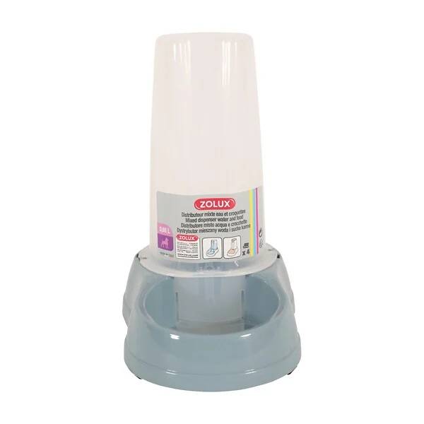 Zolux - Distributeur mixte antiderapant acier bleu 0,65 L - ZOLUX - Image 3