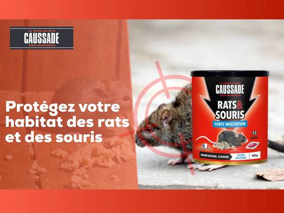 Caussade - Pâte anti-rats et souris prêt à l'emploi 150 g - CAUSSADE - Image 3