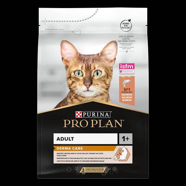 Purina Pro Plan - Croquettes chat Adulte Peau Sensible Saumon 3 kg - PRO PLAN - Image 5
