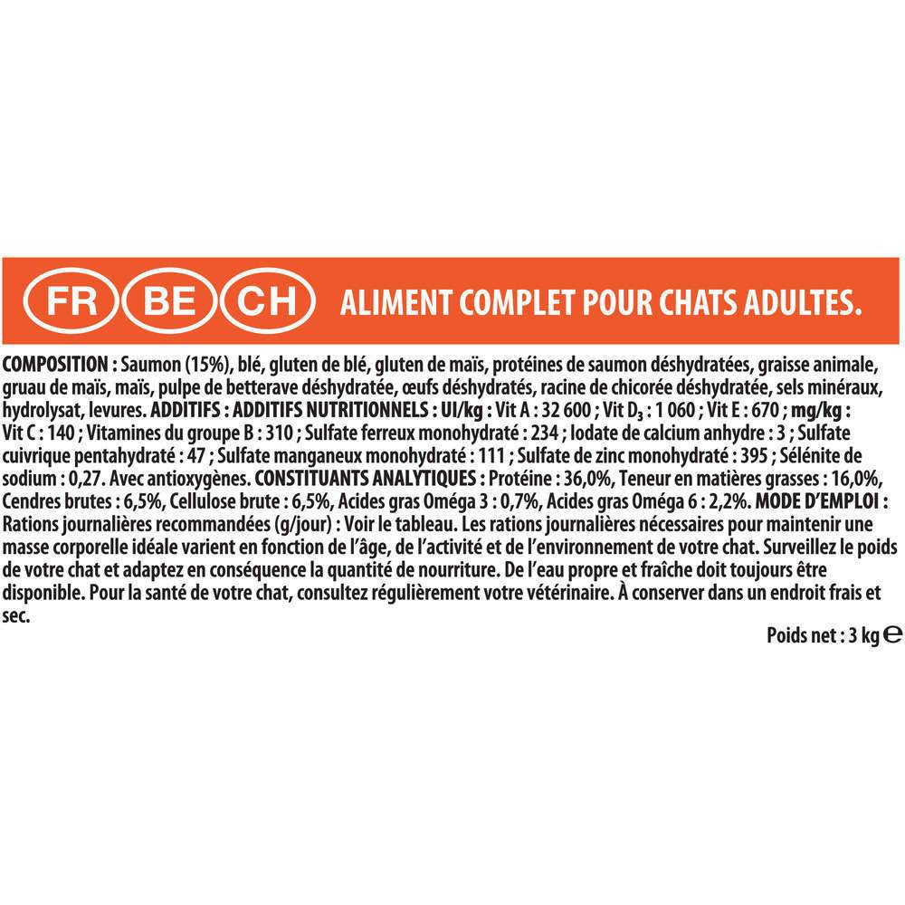 Purina Pro Plan - Croquettes chat Adulte Peau Sensible Saumon 3 kg - PRO PLAN - Image 6