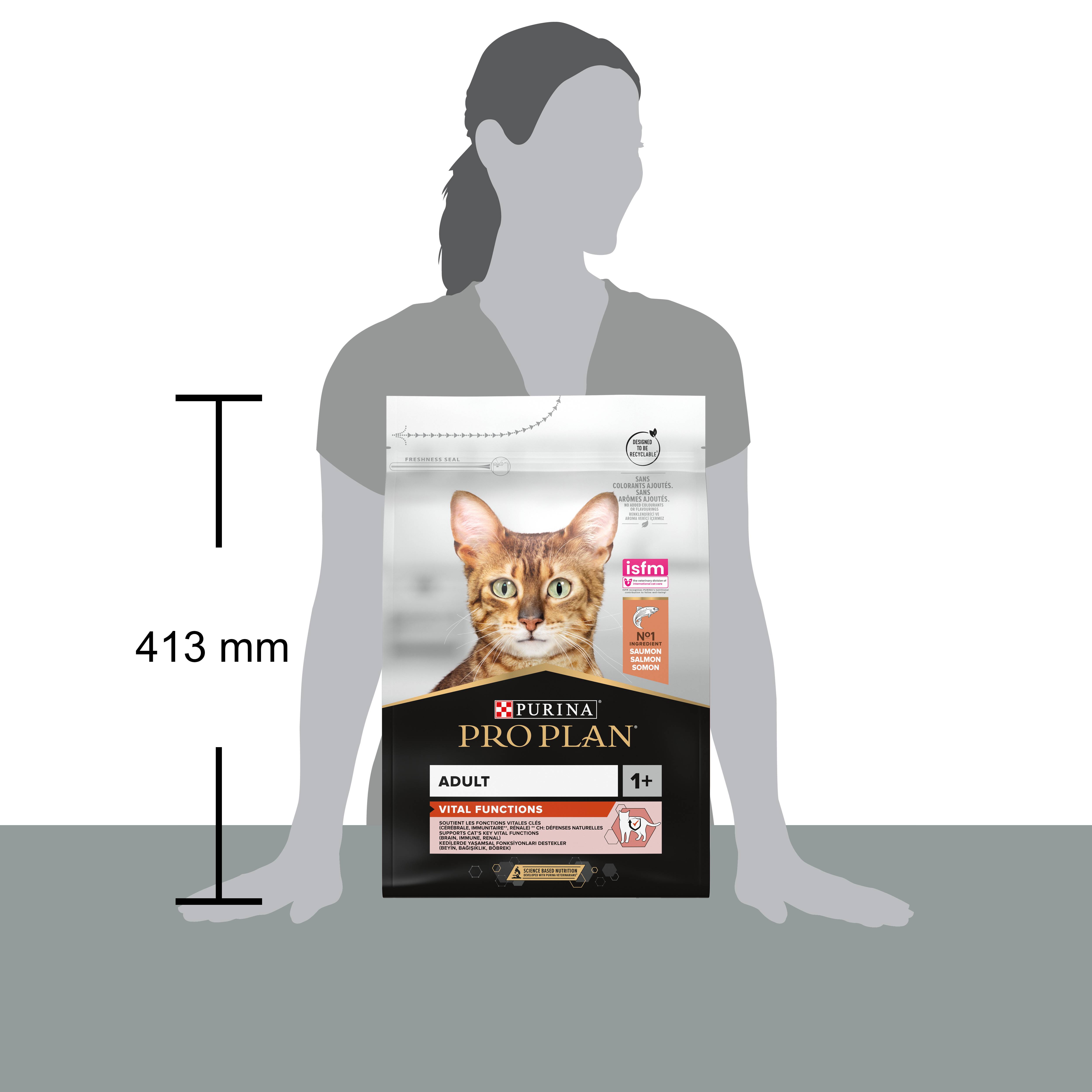 Purina Pro Plan - Croquettes chat Adulte Original Saumon 3kg - PRO PLAN - Image 3