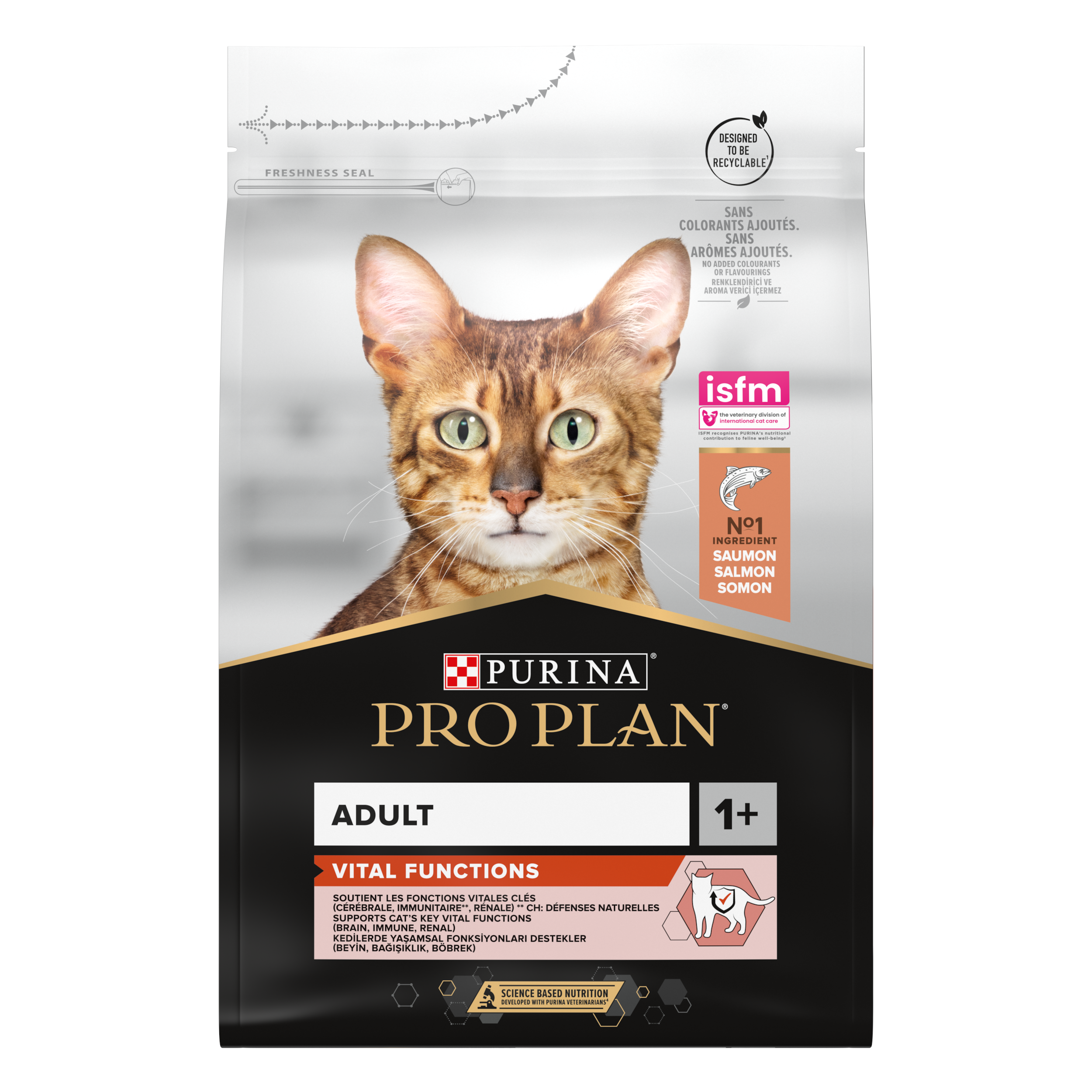 Purina Pro Plan - Croquettes chat Adulte Original Saumon 3kg - PRO PLAN - Image 2