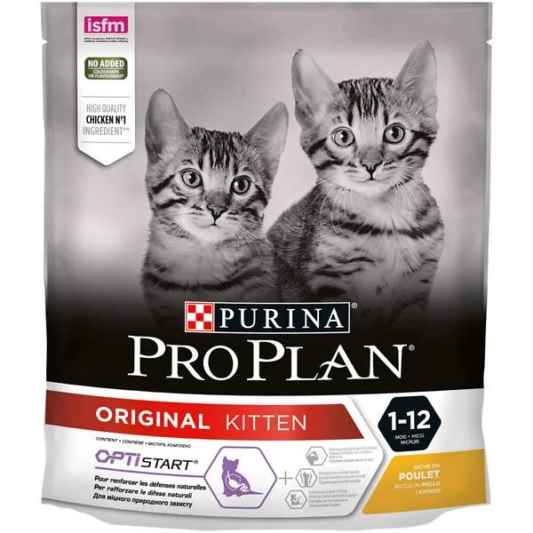 Purina Pro Plan - Croquettes chaton Original Poulet 400g - PRO PLAN
