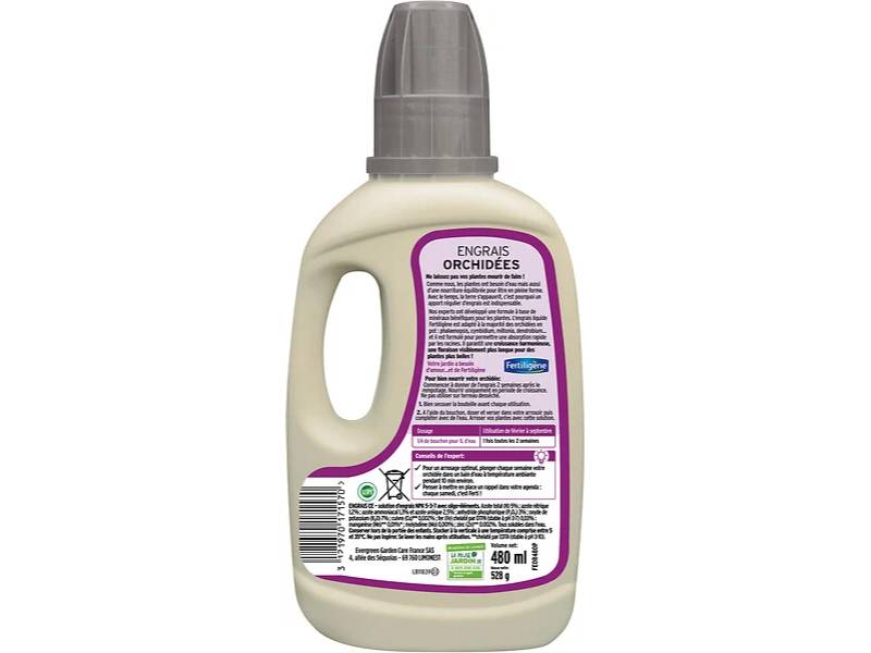 Fertiligène - Engrais Liquide Orchidées 480ml - FERTILIGENE - Image 3