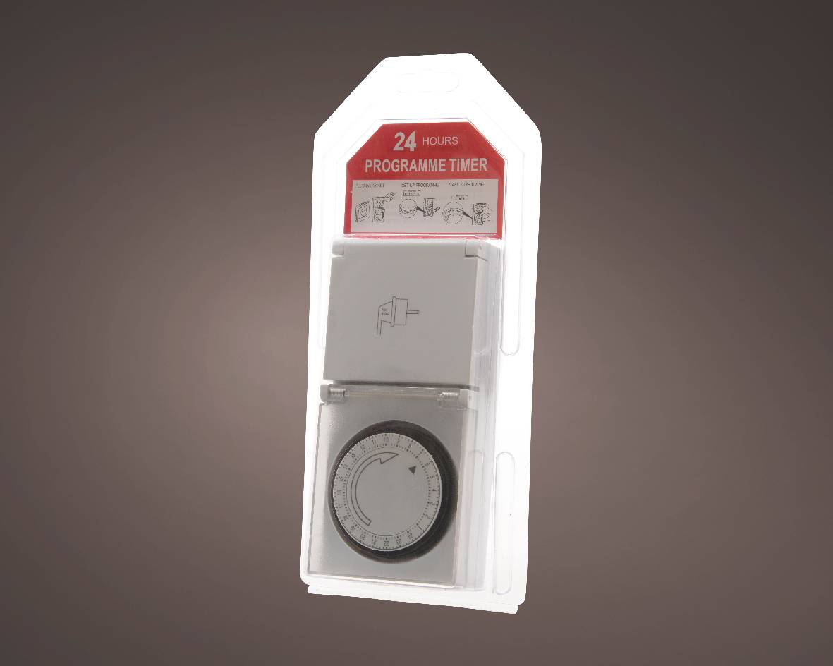 Luminéo - Luminéo - Prise programmable avec minuteur 24h pour extérieur - Image 2