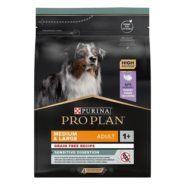 Purina Pro Plan - Croquettes chien Medium Adulte Sensitive Digestion Dinde 2,5 kg - PRO PLAN - Image 13