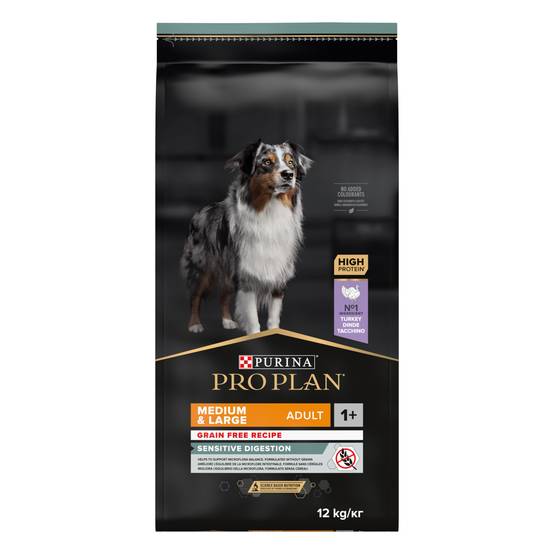 Purina One - Croquettes chien Adulte Medium Large Digestion sans céréales Dinde 12 kg - PRO PLAN - Image 10