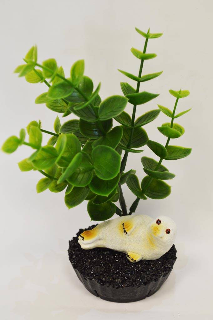 Labéo - Labéo - Décor Phoque - Ø.9 x H.13 cm