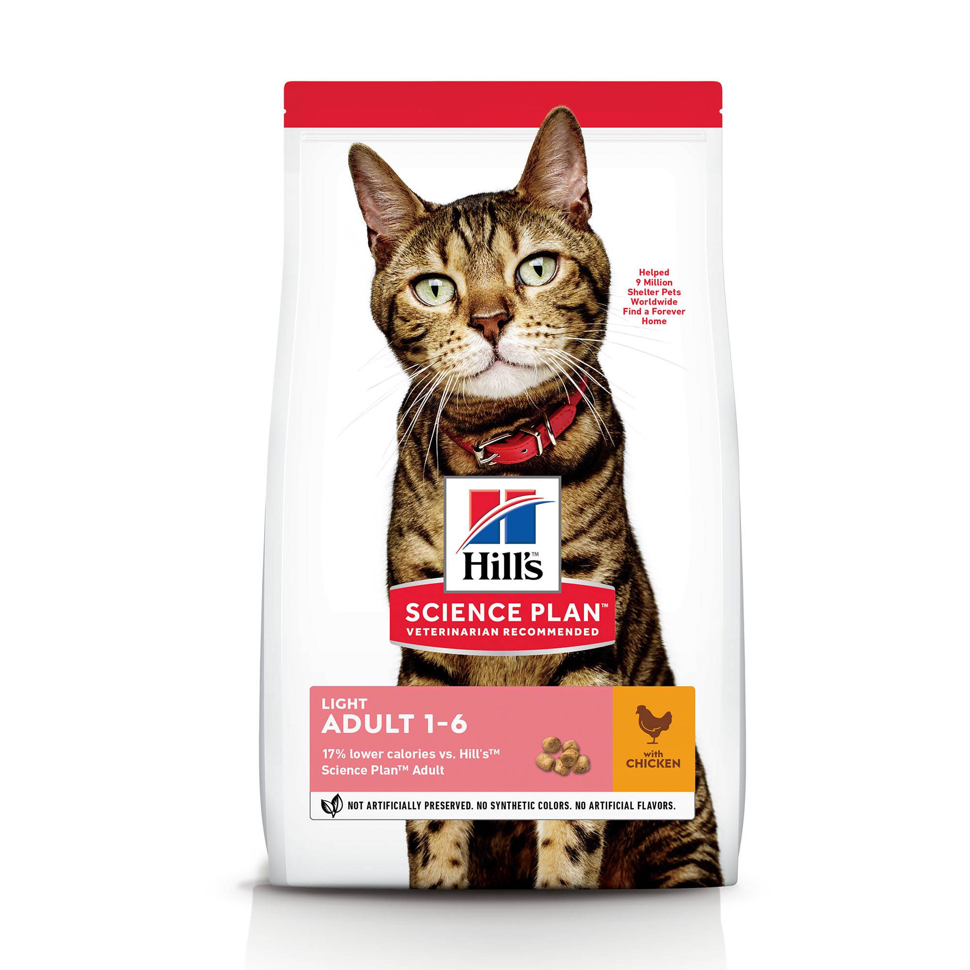 Hill's Pet Nut - Croquettes pour chat Feline Adult Light Poulet 7 kg