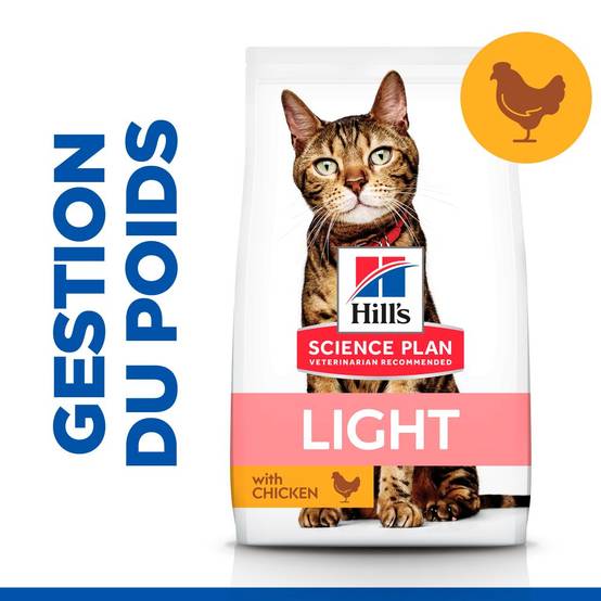 Science plan - Aliment chat Feline Adult Light – HILL'S - Image 2