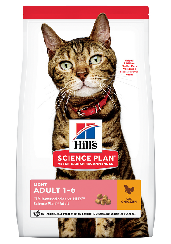 Science plan - Aliment chat Feline Adult Light – HILL'S - Image 1
