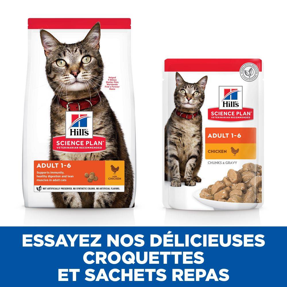 Science plan - Croquettes pour chat adulte poulet - HILL'S SCIENCE PLAN - Image 14