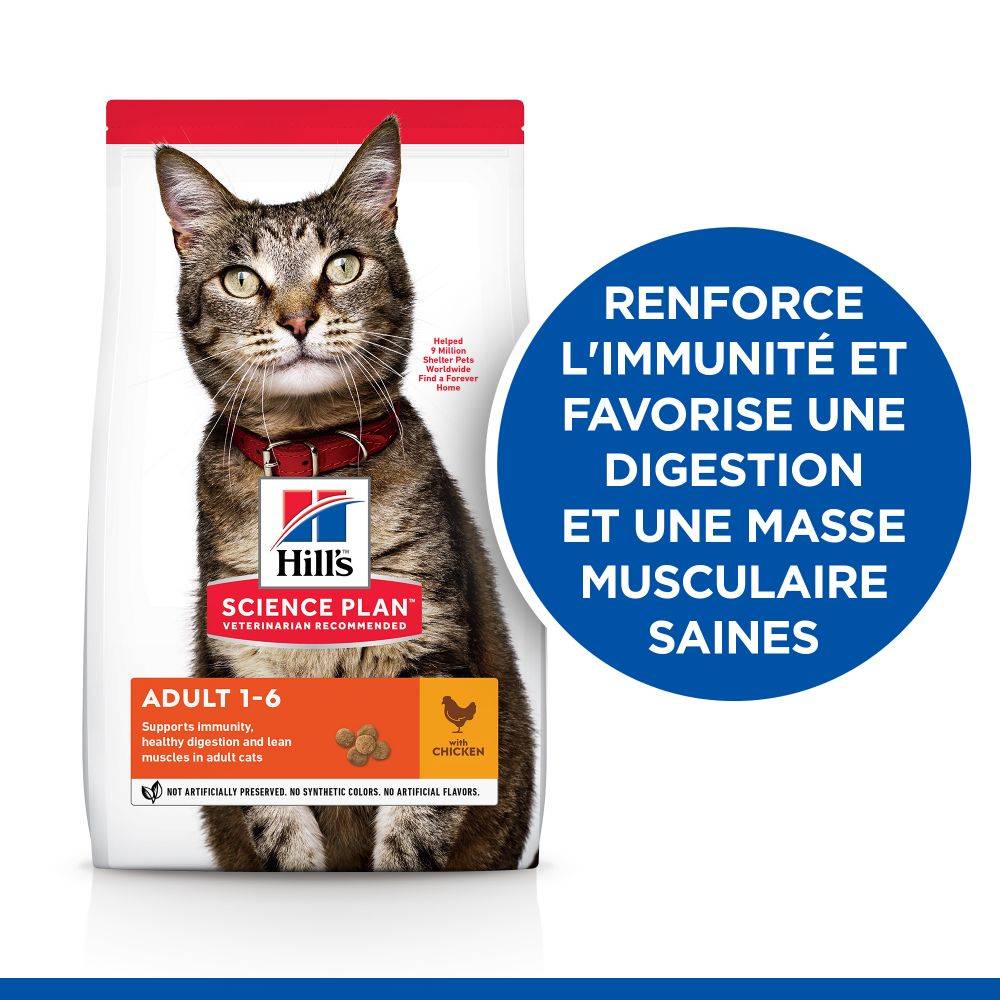 Science plan - Croquettes pour chat adulte poulet - HILL'S SCIENCE PLAN - Image 10