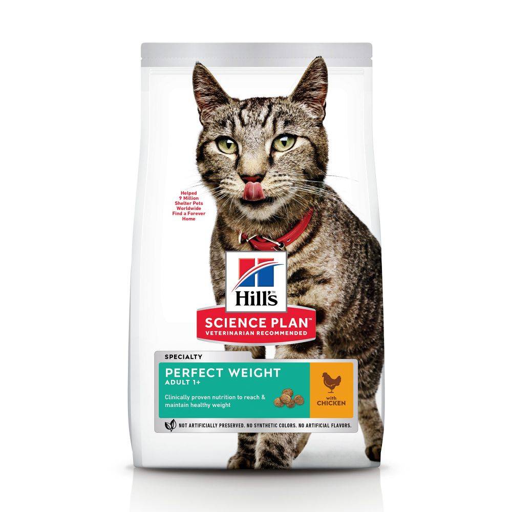 Science plan - Croquettes Chat Poulet Perfect Weight - HILLS SCIENCE PLAN
