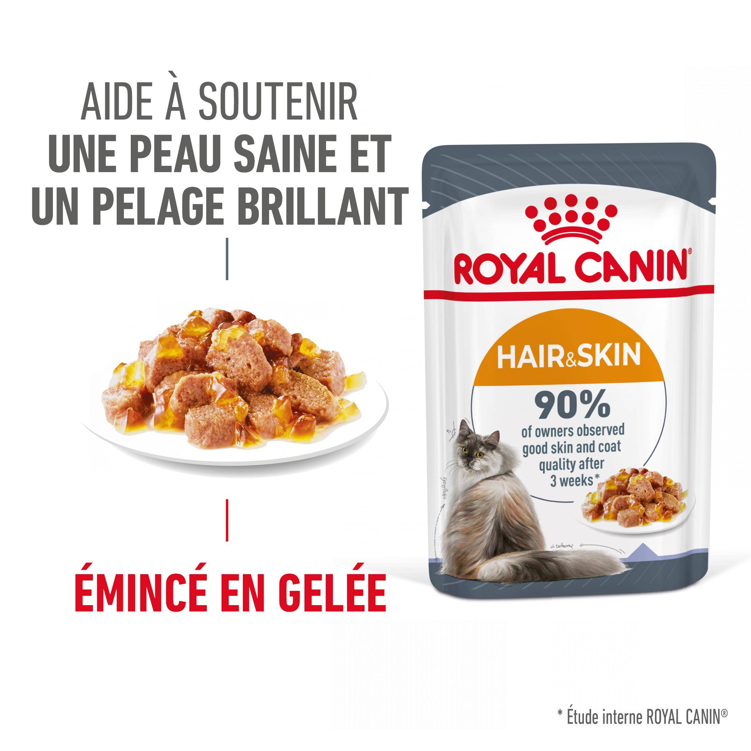 Royal Canin - Aliment chat Hair & Skin Gelée - ROYAL CANIN - Image 1
