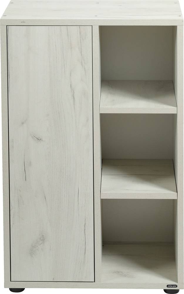 Zolux - Meuble pour aquarium Idro 50 bois mélaminé blanc L 53 cm l 30 cm H 80 cm – ZOLUX