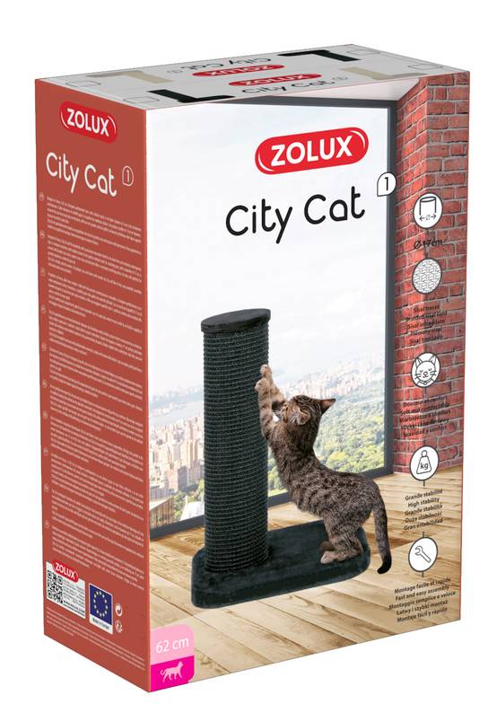 Zolux - Tronc à griffer Gris – CITY CAT 1 - Image 2
