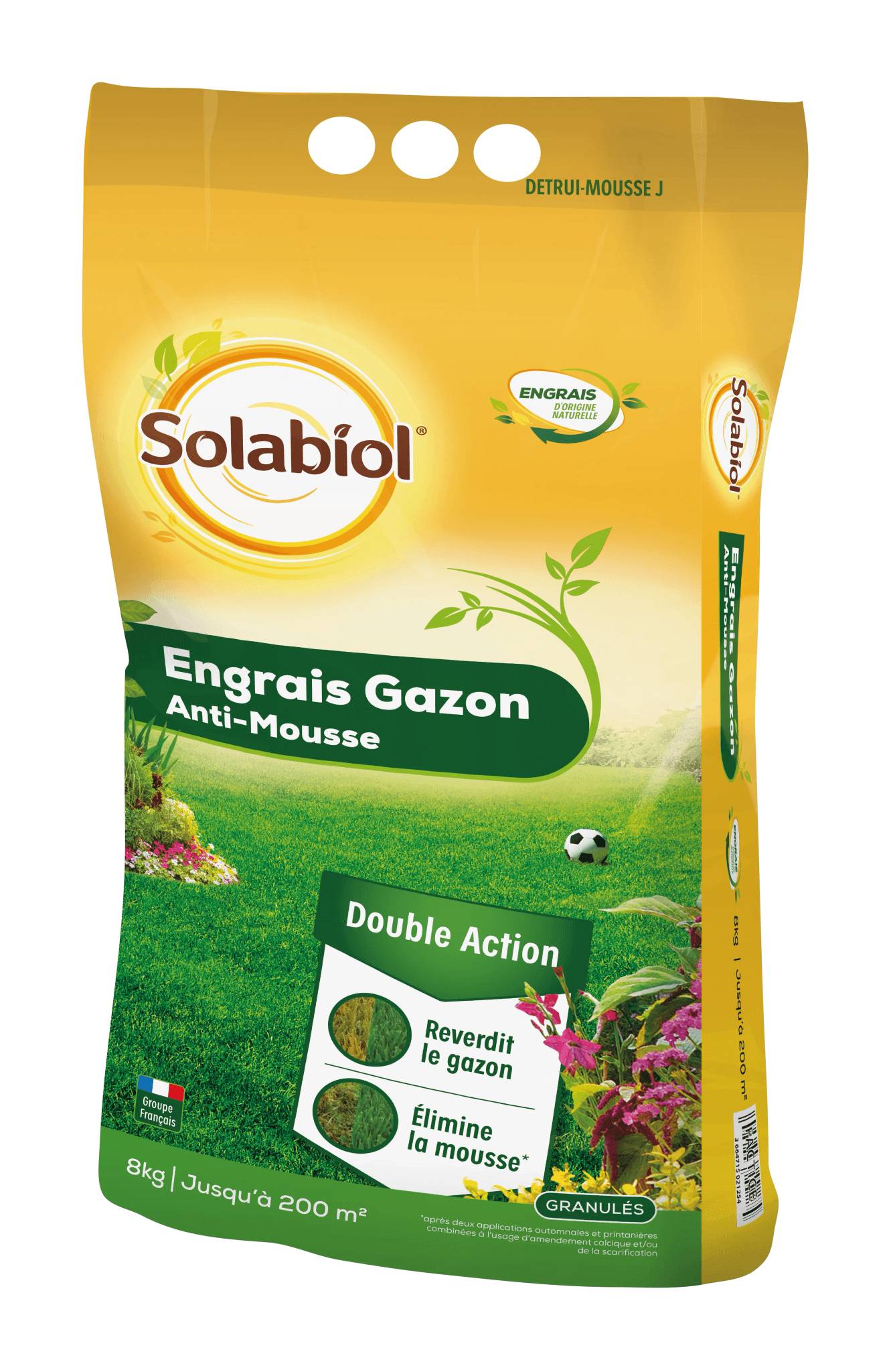 Solabiol - Engrais Gazon Anti-mousse Solabiol