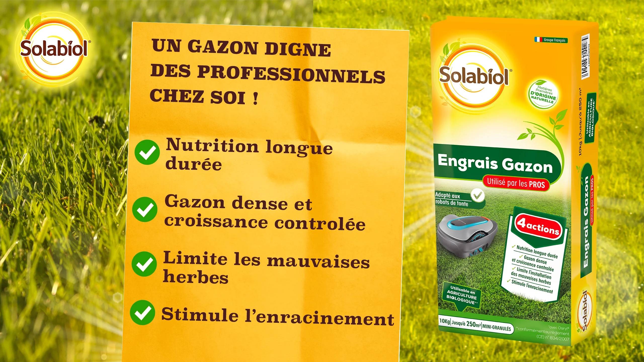 Solabiol - Engrais gazon professionnel sac 5 kg - SOLABIOL - Image 8