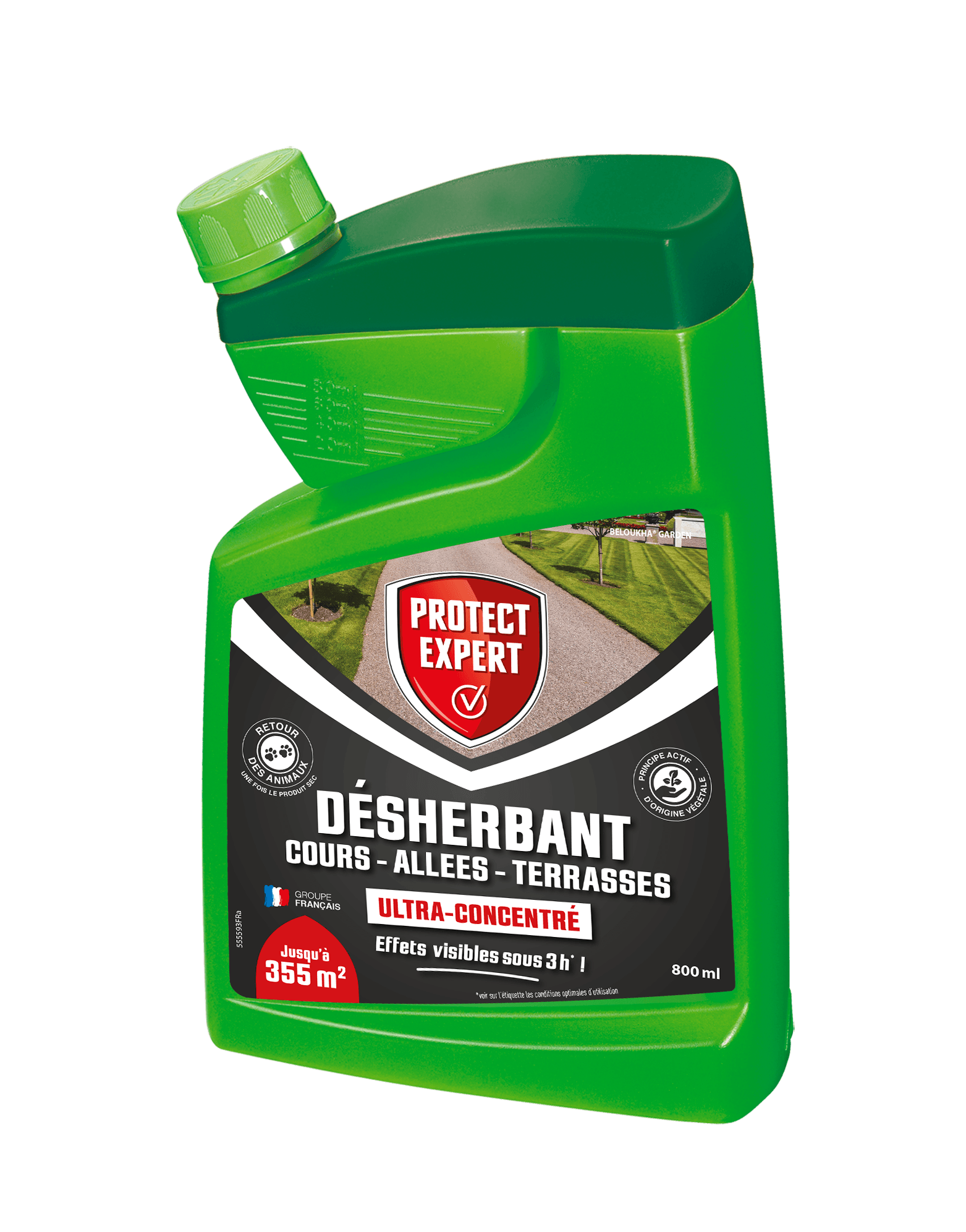 Protect Expert - Désherbant grandes cours allées ultra concentré 800 ml – PROTECT EXPERT