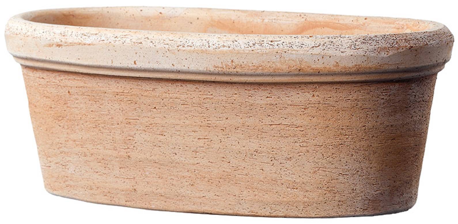 Deroma - Jardinière ovale terre rosée 35 x 16 x 13,5 cm Etrusco - DEROMA - Image 1