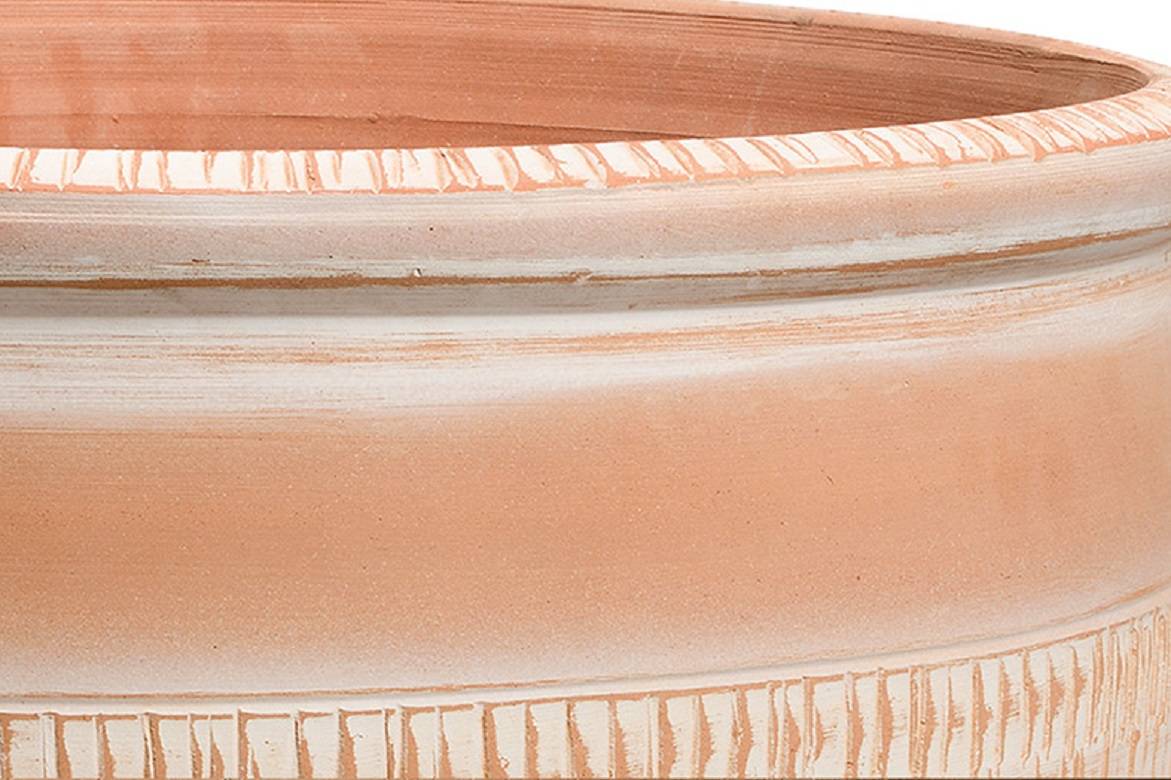 Deroma - Deroma - Vase Caliente D.27 x H.27cm - terre rosée blanchie - Image 2
