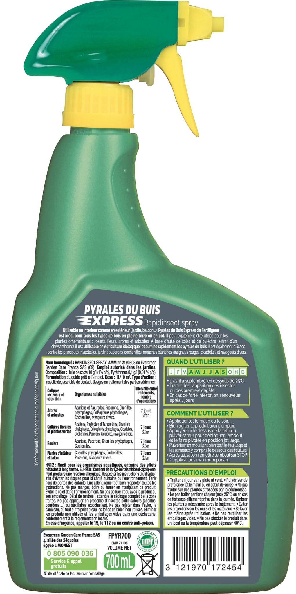 Fertiligène - Insecticide Pyrales Du Buis Express - FERTILIGENE - Image 4