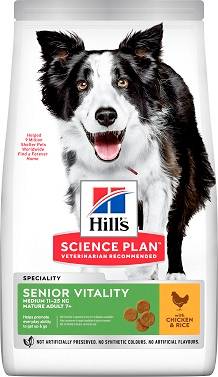 Hill's Pet Nut - Canine Mature Adult 7+ Senior Vitality Medium Poulet 12kg