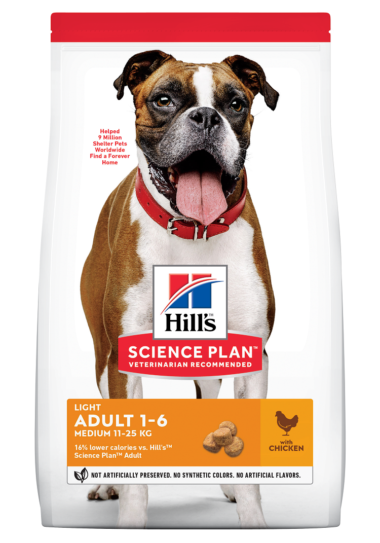 Science plan - Chien Adult Light Medium Poulet 2,5kg