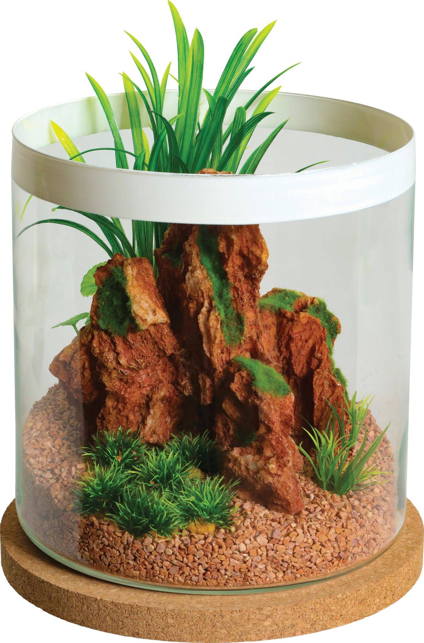 Zolux - Zolux - Aquarium Cylindre life 12 L blanc L.28 x l.27.5 x H.29 cm