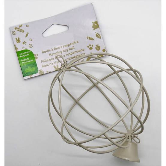 Zolux - Zolux - Boule pour foin beige à suspendre Ø.11 x H.27 cm - Image 3