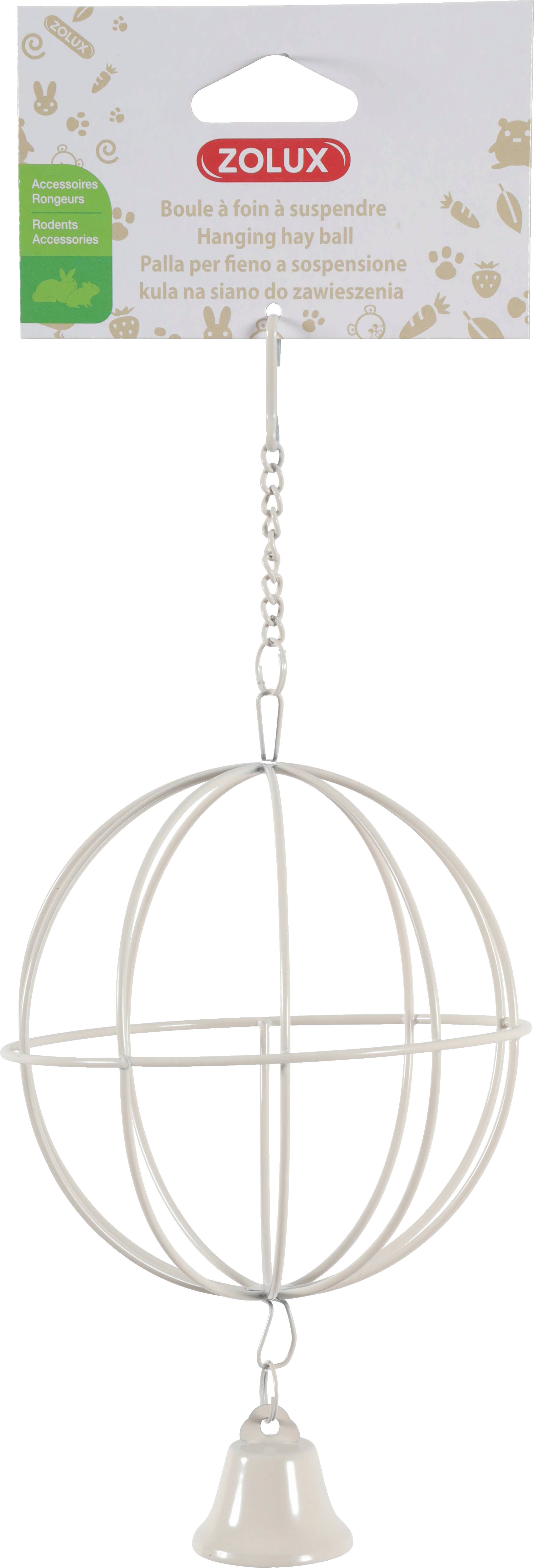 Zolux - Zolux - Boule pour foin beige à suspendre Ø.11 x H.27 cm - Image 1