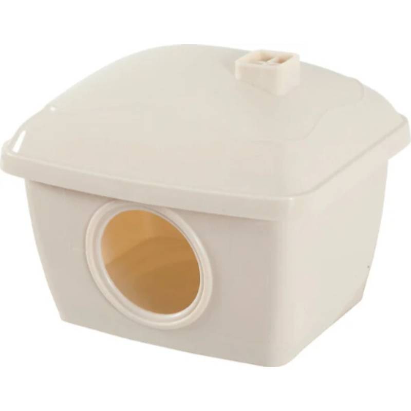Zolux - Zolux - Maison plastique beige pour hamster L.14 x l.11 x H.11 cm - Image 2
