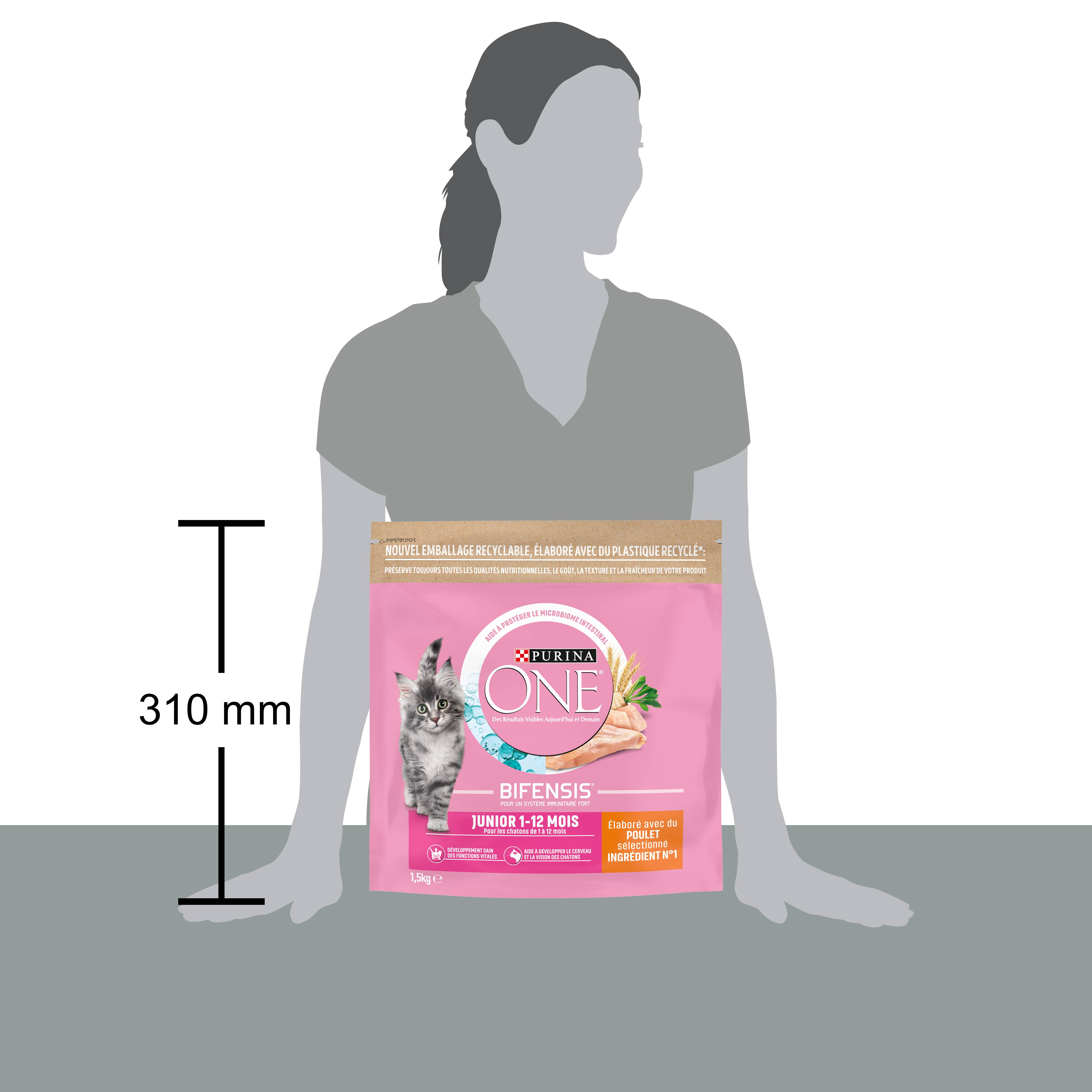 Purina One - Croquettes chaton Poulet Céréales 1,5 kg – PURINA ONE - Image 2
