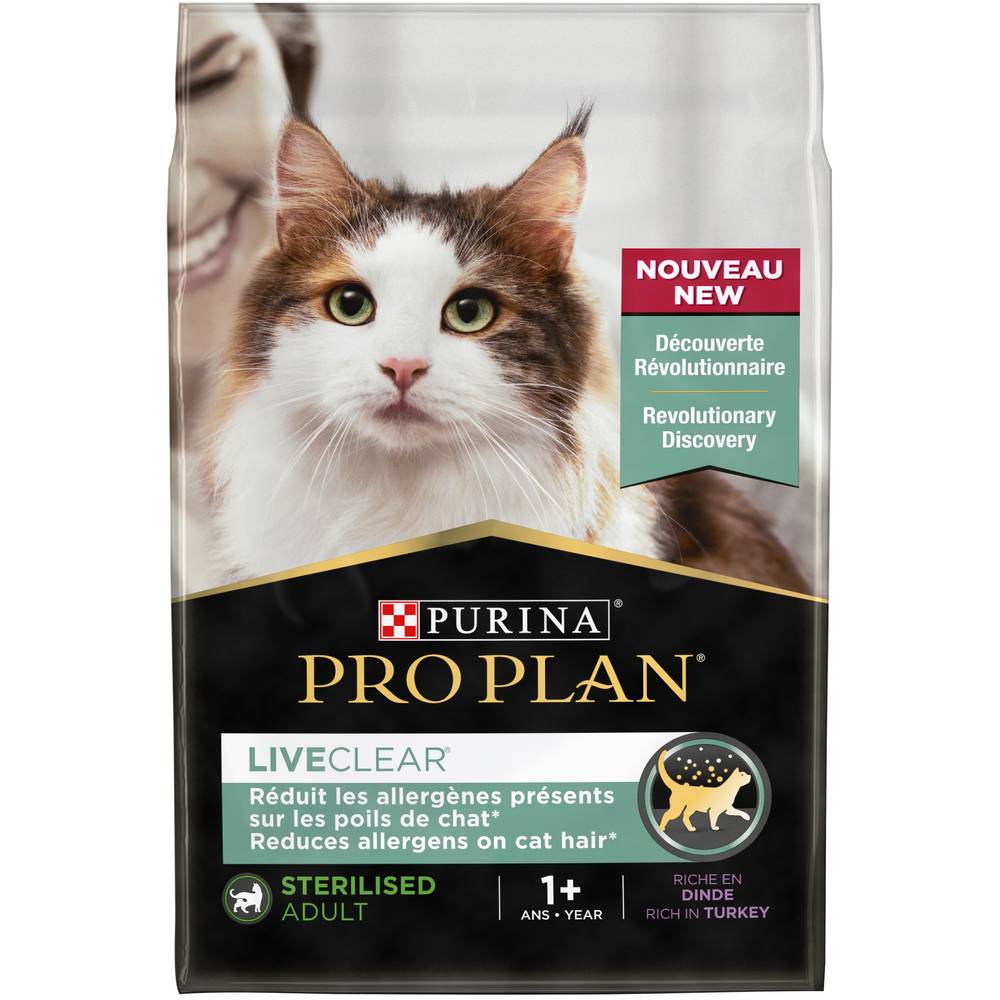 Purina Pro Plan - Croquettes chat LiveClear Stérilisé Dinde 2,8 kg - PRO PLAN - Image 1