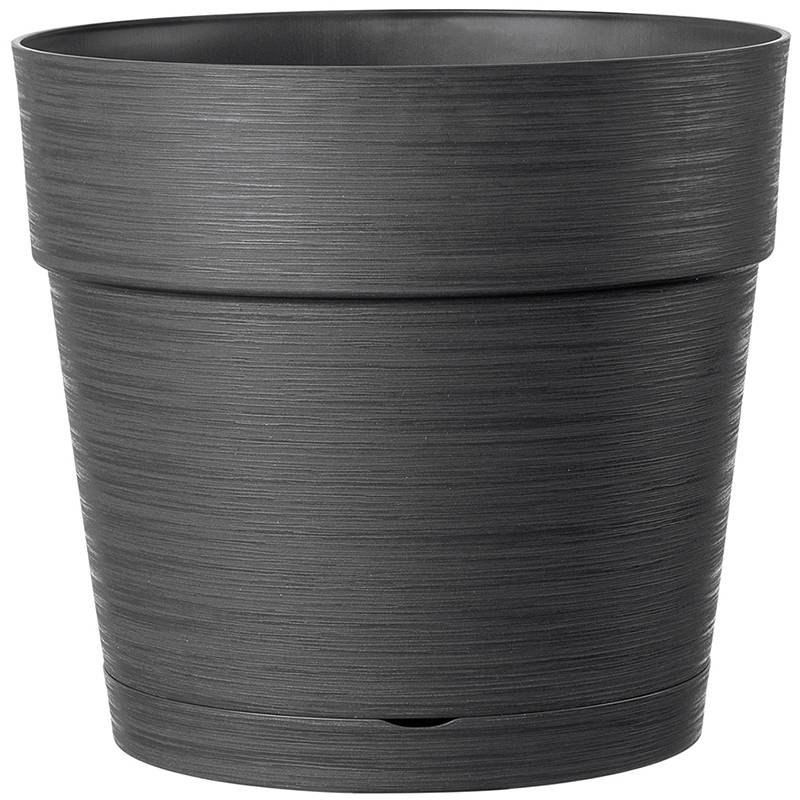 Deroma - Vase Save R Anthracite à réserve d'eau Ø.48 x H.43,1 cm - Image 1