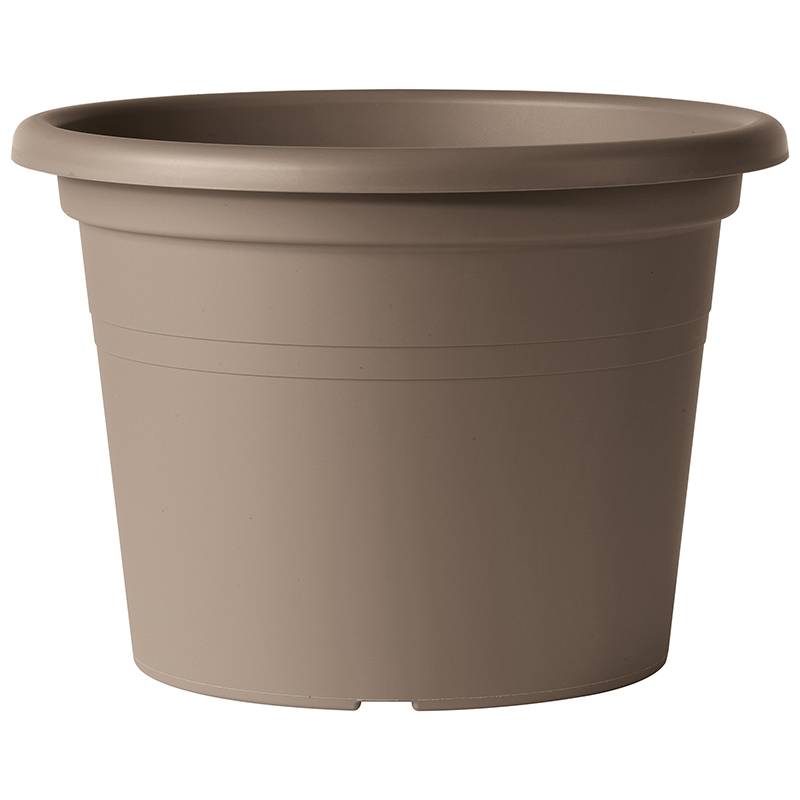 Deroma - Pot de Fleurs Rond Recyclat Taupe - DEROMA - Image 1
