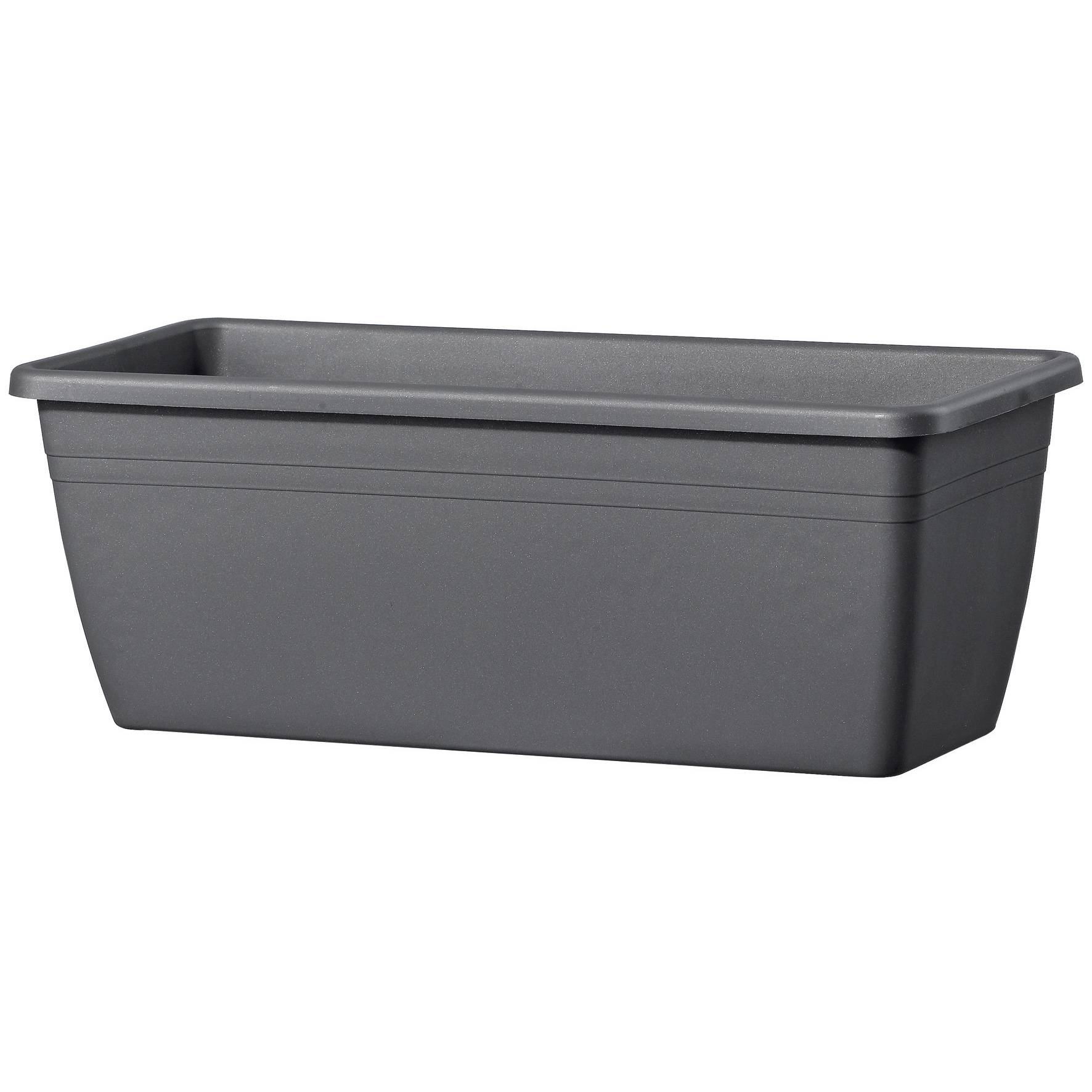 Deroma - Jardinière Day R Recyclat Anthracite - DEROMA - Image 1