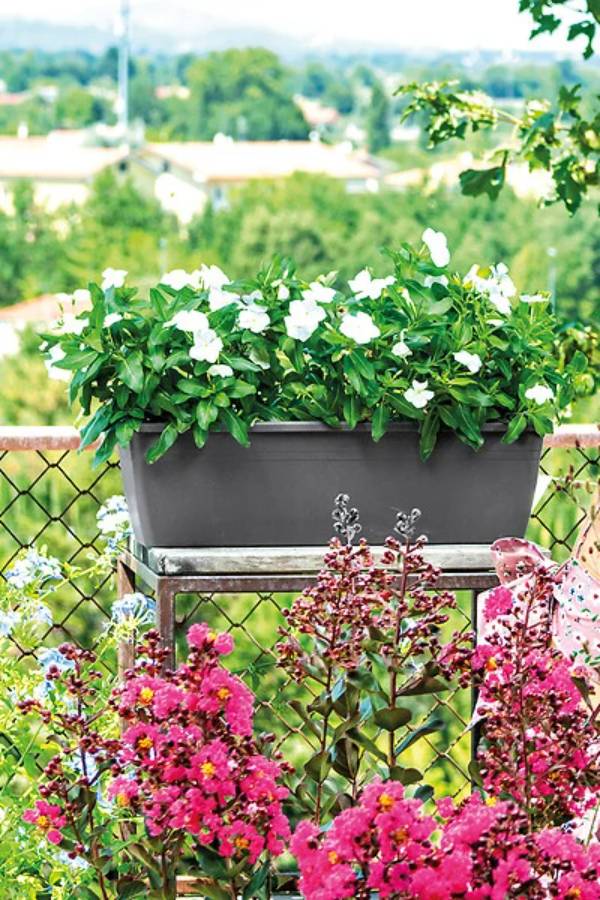 Deroma - Jardinière Day R Recyclat Anthracite - DEROMA - Image 2
