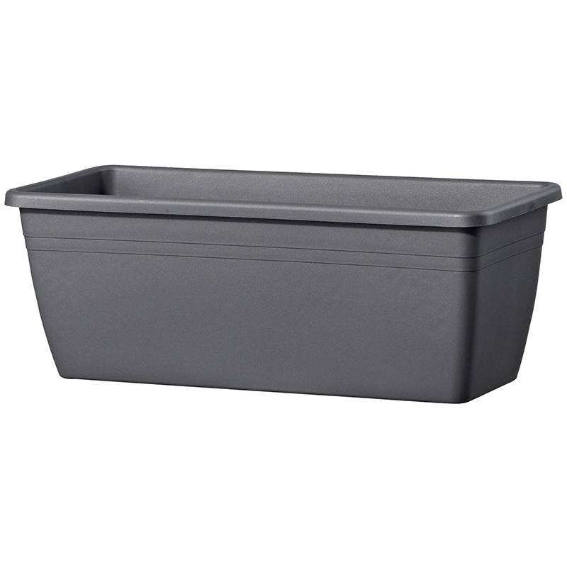 Deroma - Jardinière Recyclat Anthracite - DEROMA - Image 1
