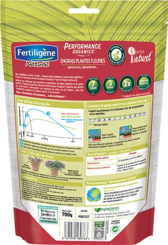 Fertiligène Naturel - Engrais Plantes Fleuries - FERTILIGENE - Image 1