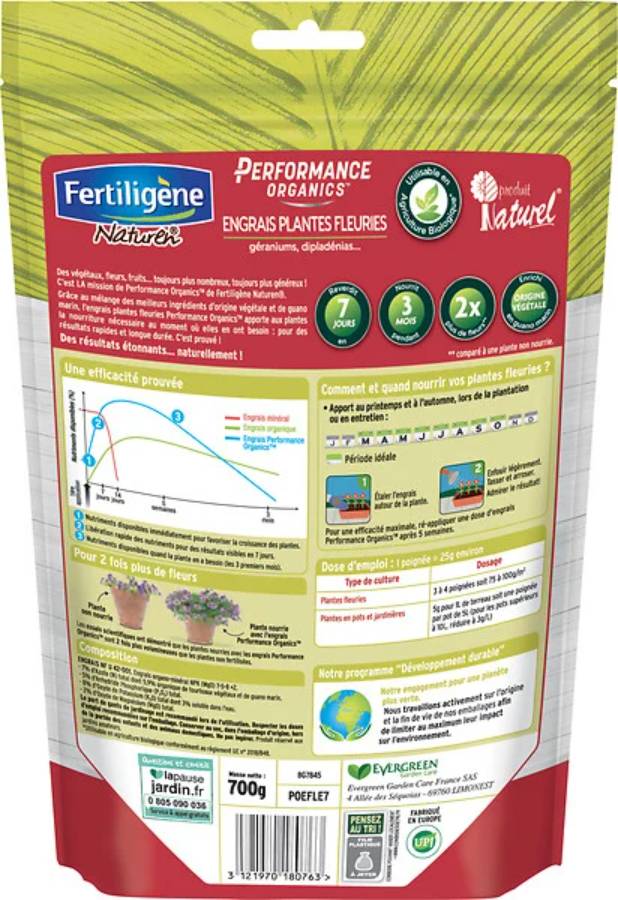 Fertiligène Naturel - Engrais Plantes Fleuries - FERTILIGENE - Image 1